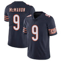 C.Bears #9 Jim McMahon Player Navy Vapor Untouchable Limited Home Game Gdoa Stitched Jerseys