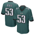 P.Eagles #53 Zack Baun Player Team Color Green Home Game Gdoa Stitched Jerseys