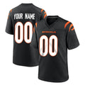 Custom C.Bengals Black Home Game Any Name & Numbers Gdoa Stitched Jerseys