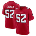 A.Falcons #52 Samson Ebukam Player Red Team Color Home Game Gdoa Stitched Jerseys