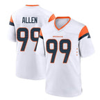 D.Broncos #99 Zach Allen Player White Home Game Gdoa Stitched Jerseys
