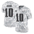 P.Eagles #10 Braden Mann Player Arctic Camo Salute to Service Limited Game Gdoa Stitched Jerseys
