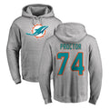 M.Dolphins #74 Kadyn Proctor Player Gray LOGO Pullover Hoodies Limited Gdoa Stitched Jerseys