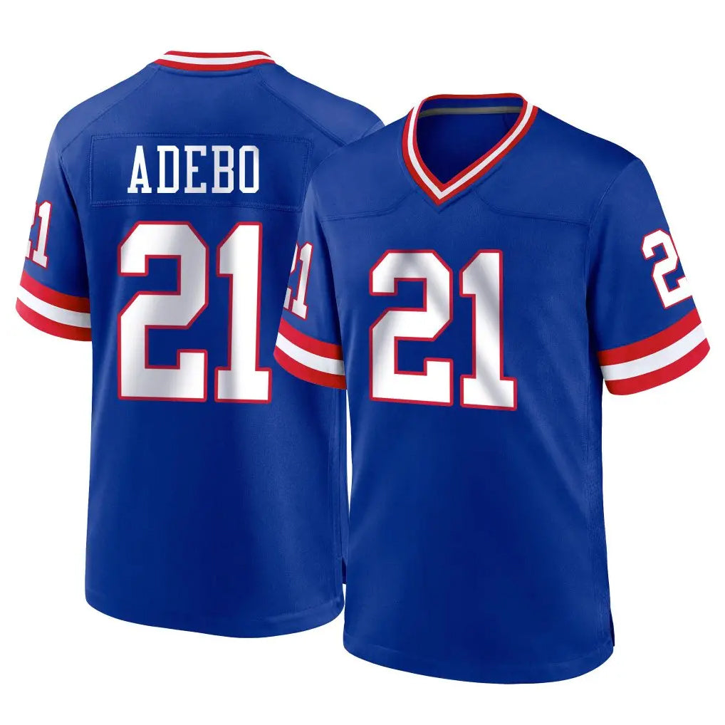 NY.Giants #21 Paulson Adebo Player Royal Classic Home Game Gdoa Stitched Jerseys