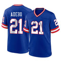 NY.Giants #21 Paulson Adebo Player Royal Classic Home Game Gdoa Stitched Jerseys