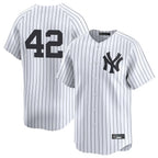 NY.Yankees #42 Mariano Rivera Player White Limited Fdoa Stitched Jerseys