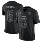 NO.Saints #6 Tyler Shough Player Black Limited 2026 Salute to Service Home Game Gdoa Stitched Jerseys