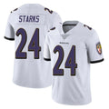 B.Ravens #24 Malaki Starks Player White Vapor F.U.S.E. Limited Gdoa Stitched Jerseys