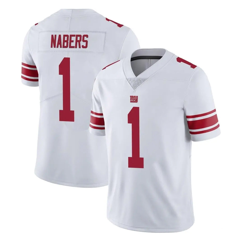 NY.Giants #1 Malik Nabers Player White Limited Vapor Untouchable Home Game Gdoa Stitched Jerseys