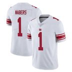 NY.Giants #1 Malik Nabers Player White Limited Vapor Untouchable Home Game Gdoa Stitched Jerseys