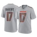 C.Bears #17 Tyson Bagent Player Gray Atmosphere Fashion Game Gdoa Stitched Jerseys