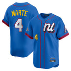 A.Diamondbacks #4 Ketel Marte Player Blue National League All-Star Edition Limited Home Game Gdoa Stitched Jerseys