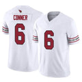 A.Cardinals #6 James Conner Player White Vapor F.U.S.E. Limited Home Game Gdoa Stitched Jerseys