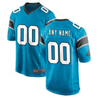 Custom C.Panthers Blue Game Any Name & Numbers Gdoa Stitched Jerseys