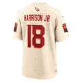 A.Cardinals #18 Marvin Harrison Jr. Player Cream Rivalries Collection Game Gdoa Stitched Jerseys