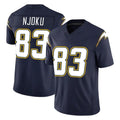 LA.Chargers #83 David Njoku Player Navy Vapor F.U.S.E. Limited Home Game Stitched Jerseys