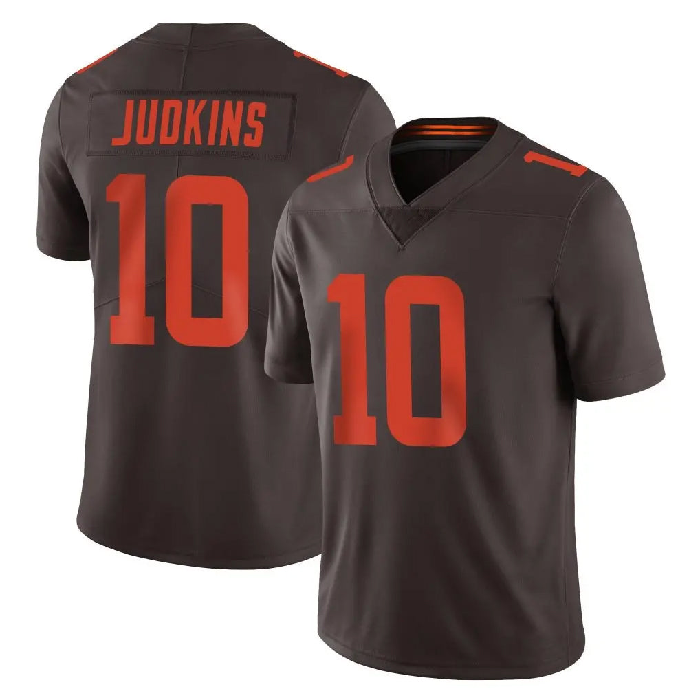 C.Browns #10 Quinshon Judkins Player Browns Color Rush Limited Home Game Gdoa Stitched Jerseys