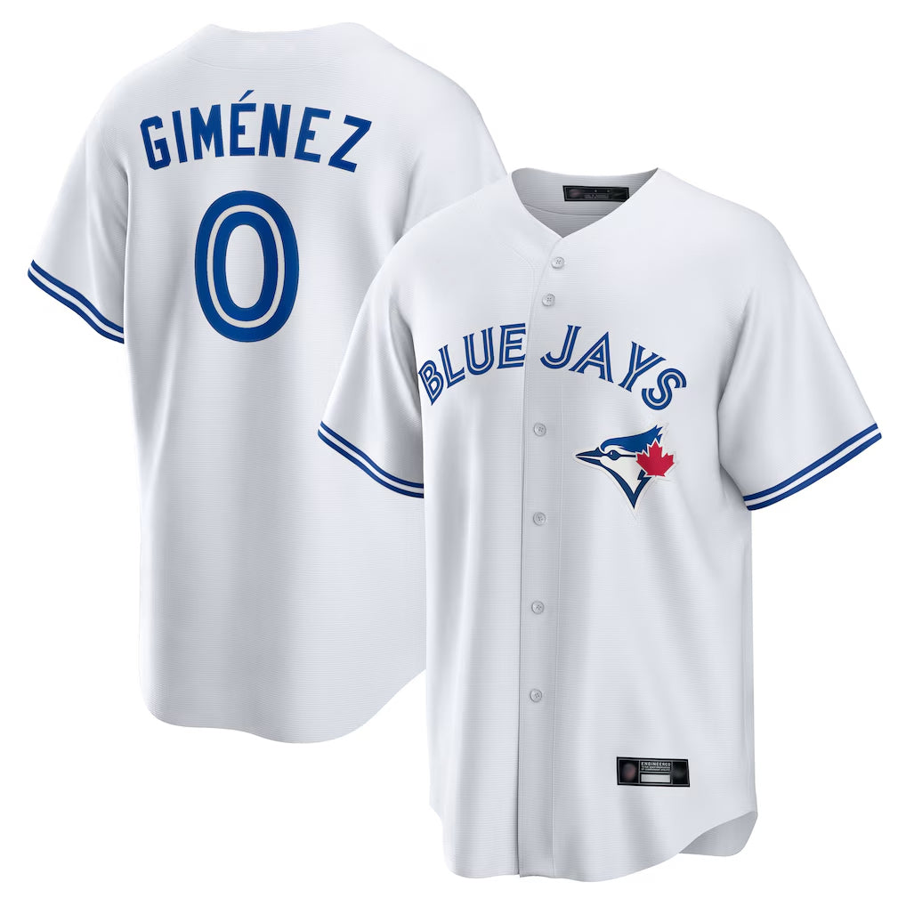 T.Blue Jays #0 Andres Gimenez Player White Home Game Fdoa Stitched Jerseys