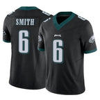 P.Eagles #6 DeVonta Smith Player Black Limited Vapor F.U.S.E. Home Game Gdoa Stitched Jerseys