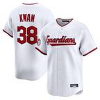 C.Guardians #38 Steven Kwan Player White Limited Home Game Gdoa Stitched Jerseys