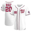W.Nationals #20 Keibert Ruiz Player White Elite Home Fdoa Stitched Jerseys