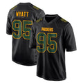 GB.Packers #95 Devonte Wyatt Player Black Fashion Home Game Gdoa Stitched Jerseys