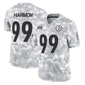 P.Steelers #99 Derrick Harmon Player Arctic Camo Limited Salute To Service Home Game Gdoa Stitched Jerseys