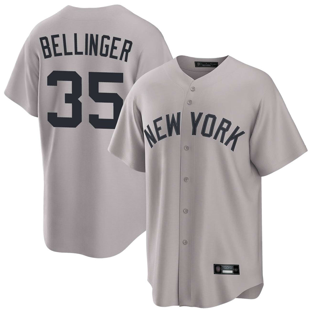 NY.Yankees #35 Cody Bellinger Player Gray Game Home Fdoa Stitched Jerseys