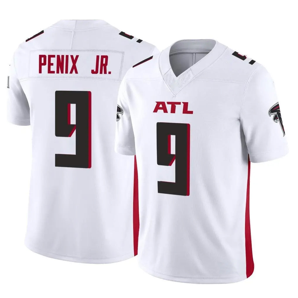 A.Falcons #9 Michael Penix Jr. Player White Vapor F.U.S.E. Limited Gdoa Stitched Jerseys