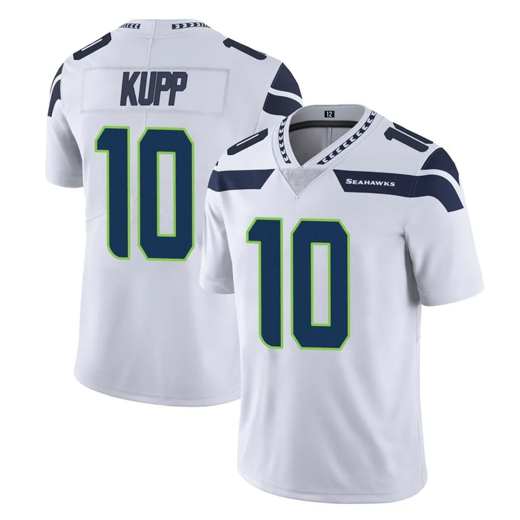 S.Seahawks #10 Cooper Kupp Player White Limited Vapor Untouchable Home Game Gdoa Stitched Jerseys