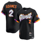 SF.Giants #2 Willy Adames Player Black 2025 City Connect Home Limited Fdoa Stitched Jerseys