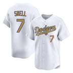 LA.Dodgers #7 Blake Snell Player Gold Collection Limited Home Fdoa Stitched Jerseys
