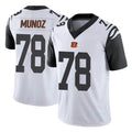 C.Bengals #78 Anthony Munoz Player White Color Rush Vapor Untouchable Limted Home Game Gdoa Stitched Jerseys