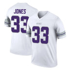 M.Vikings #33 Aaron Jones Sr. Player White Alternate Legend Home Game Gdoa Stitched Jerseys