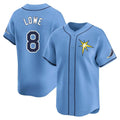 T.Bay Rays #8 Brandon Lowe Player Light Blue Home Limited Fdoa Stitched Jerseys