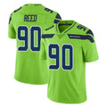 S.Seahawks #90 Jarran Reed Player Green Limited Color Rush Home Game Gdoa Stitched Jerseys