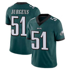 P.Eagles #51 Cam Jurgens Player Team Color Green Vapor Untouchable Home Game Gdoa Stitched Jerseys