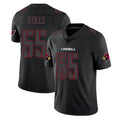 A.Cardinals #55 Dante Stills Player Black Impact Limited Home Game Gdoa Stitched Jerseys
