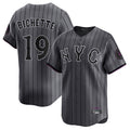 NY.Mets #19 Bo Bichette Player Gray City Connect Limited Fdoa Stitched Jerseys