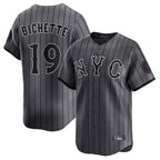 NY.Mets #19 Bo Bichette Player Gray City Connect Limited Fdoa Stitched Jerseys
