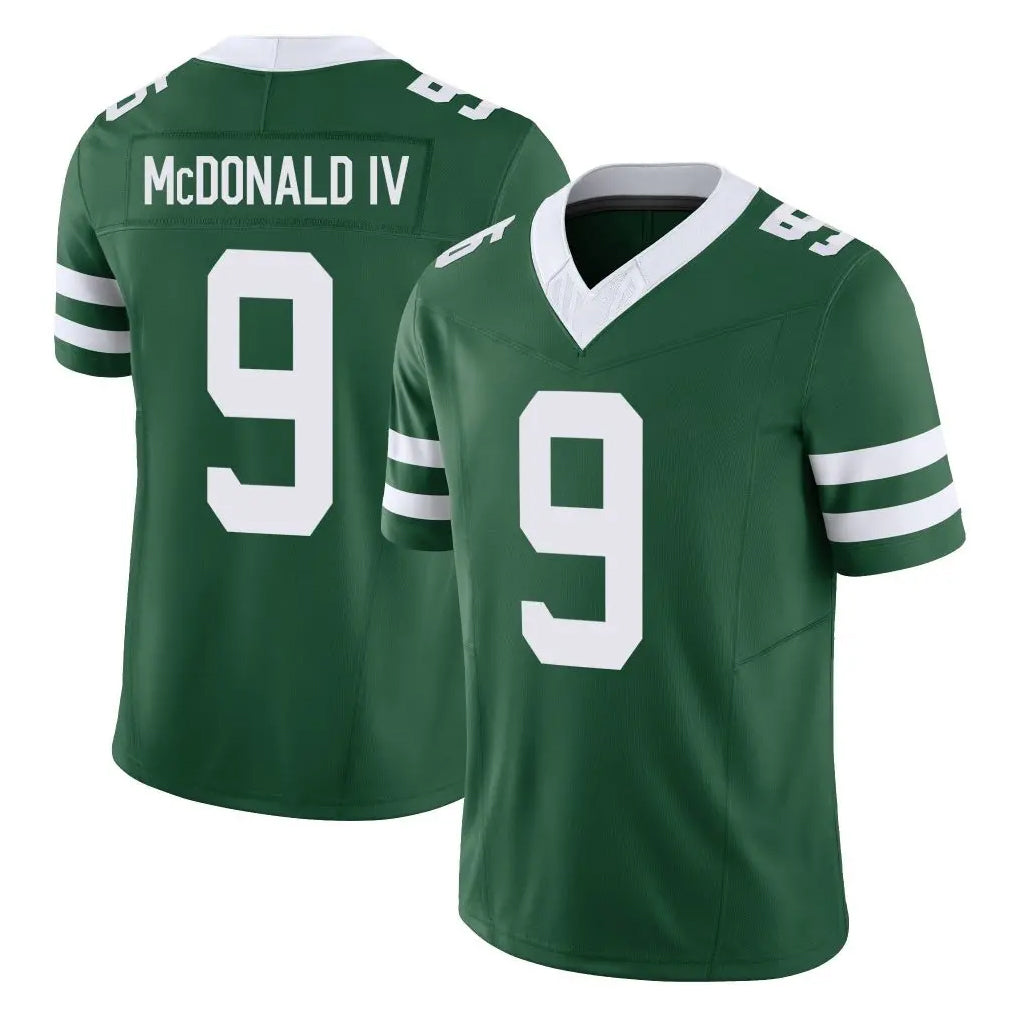 NY.Jets #9 Will McDonald IV Player Green Legacy Limited Vapor F.U.S.E. Home Game Gdoa Stitched Jerseys