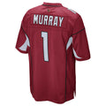 A.Cardinals #1 Kyler Murray Player Cardinal Home Game Gdoa Stitched Jerseys