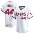 LA.Angels #44 Ben Joyce Player White T-shirt Home Limited Fdoa Stitched Jerseys
