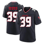 H.Texans #39 Henry To'oTo'o Player Navy Team Home Game Gdoa Stitched Jerseys