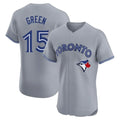 T.Blue Jays #15 Chad Green Player Gray Home Elite Limited Fdoa Stitched Jerseys