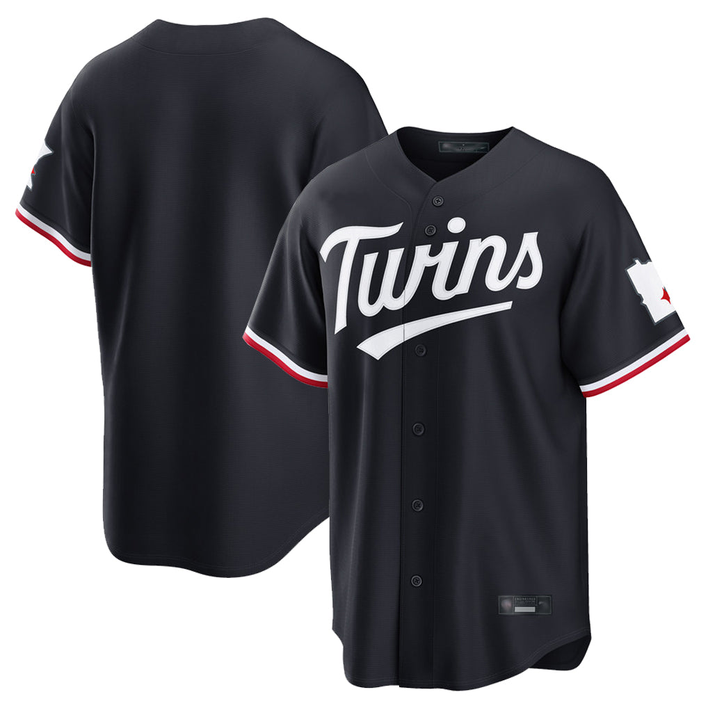 M.Twins ## Twins Blank Player Navy Home Game Fdoa Stitched Jerseys