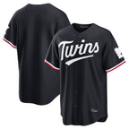 M.Twins ## Twins Blank Player Navy Home Game Fdoa Stitched Jerseys