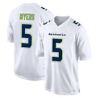 S.Seahawks #5 Jason Myers Player White Tundra Fashion Home Game Gdoa Stitched Jerseys
