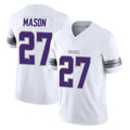 M.Vikings #27 Jordan Mason Player White Limited Alternate Vapor F.U.S.E. Home Game Gdoa Stitched Jerseys