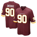 W.Commanders #90 Charles Omenihu Player Burgundy Team Color Home Game Gdoa Stitched Jerseys
